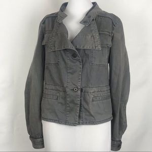 Hei Hei Anthro Military Distressed Anorak Jacket S